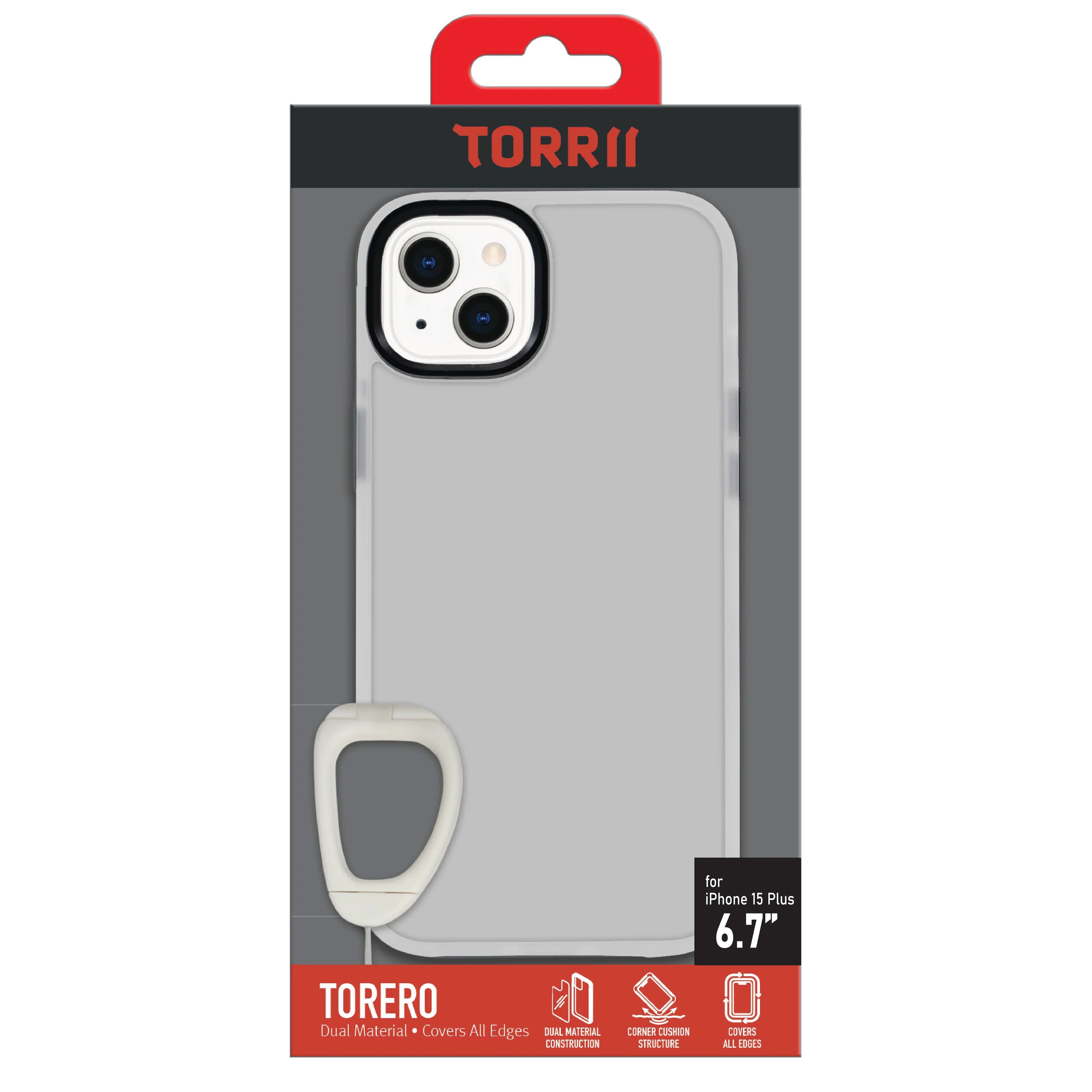 Torrii Torero iPhone 15 Plus / 14 Plus Cover - Clear - Tashqila Torrii Torero iPhone 15 Plus / 14 Plus Cover - Clear - Tashqila